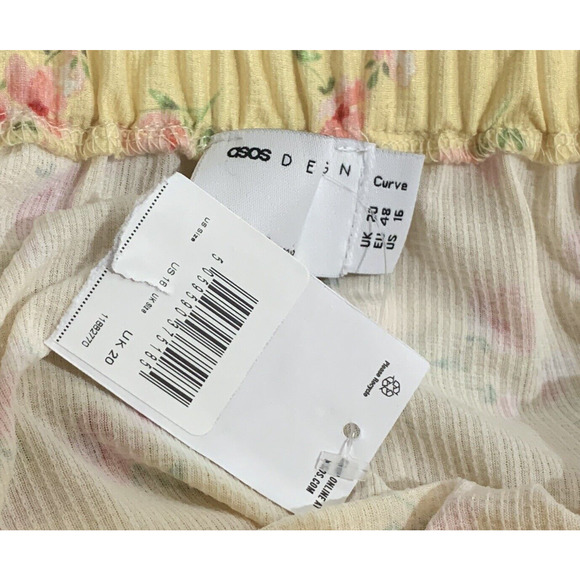 NWT Osos Design Yellow and Purple Sleeveless Summer Patchwork Dress Extra Large - Picture 13 of 13